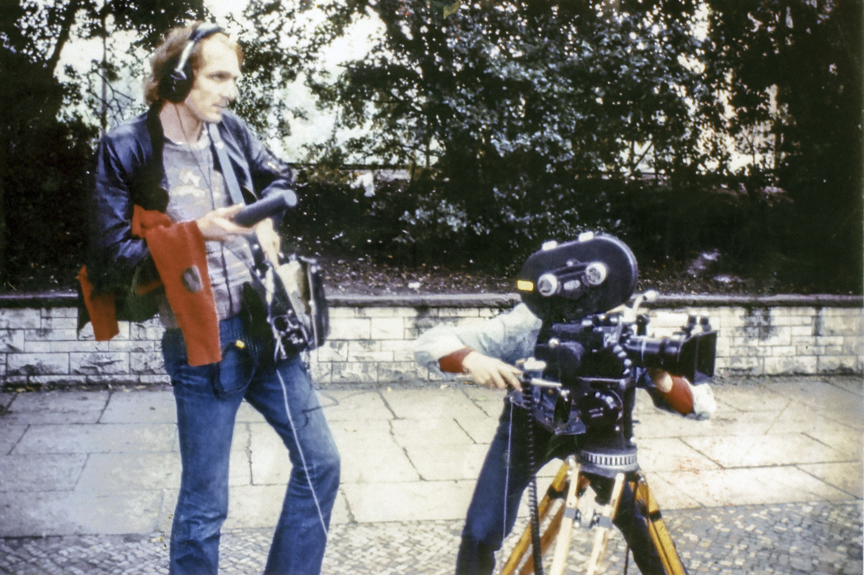 Manfred Stelzer während seiner Studienzeit an der DFFB Fotograf unbekannt