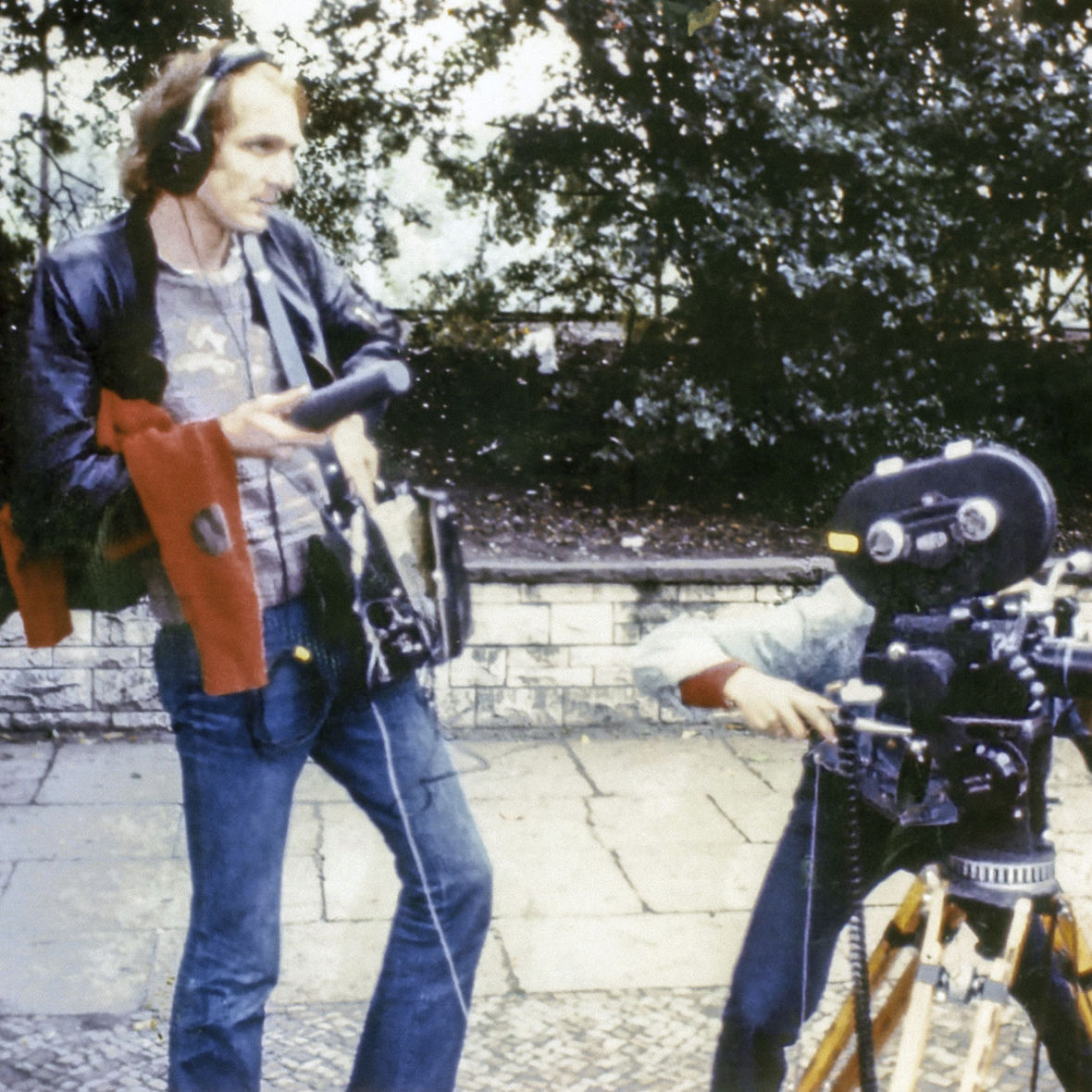 Manfred Stelzer während seiner Studienzeit an der DFFB Fotograf unbekannt