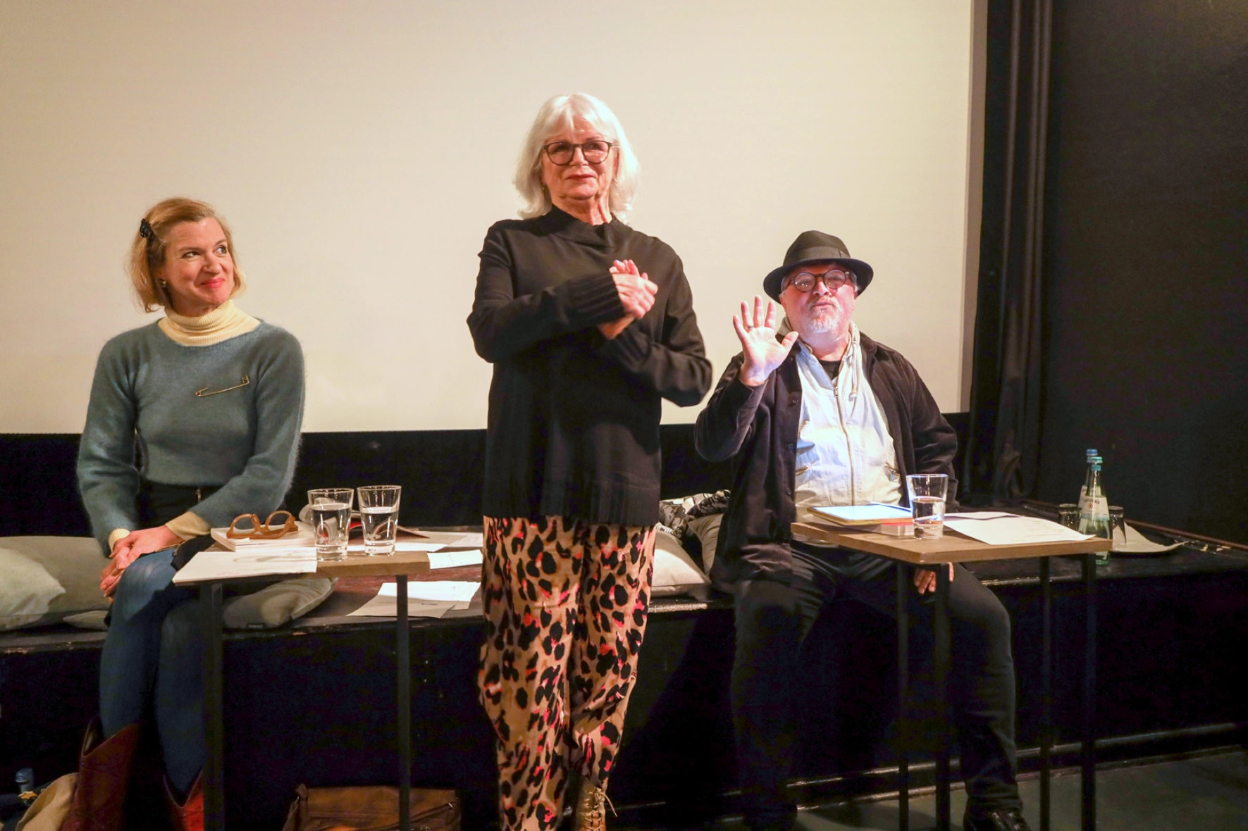 Lesung, Book Launch ... und immer eine Prise Anarchie», Klick Kino, Berlin, 19.04.2024. (c) Jakobine Motz.