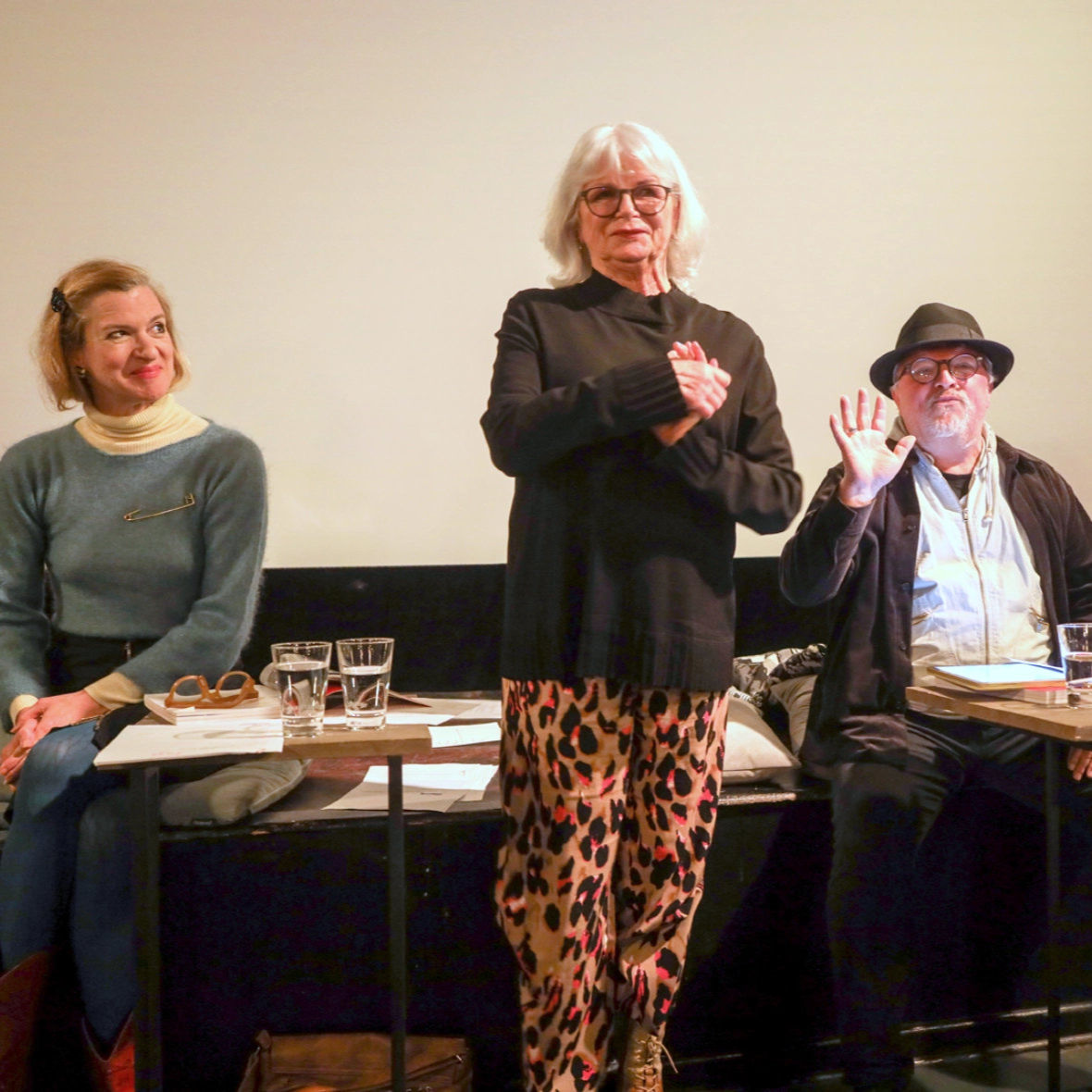 Lesung, Book Launch ... und immer eine Prise Anarchie», Klick Kino, Berlin, 19.04.2024. (c) Jakobine Motz.